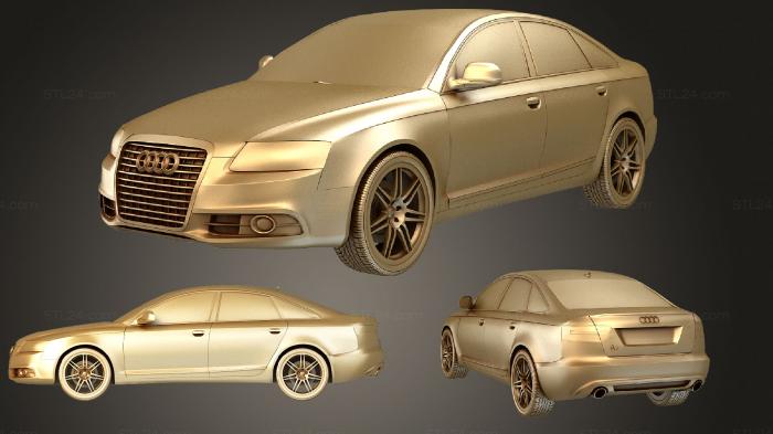 Автомобили и транспорт (Audi A6 седан 2011, CARS_0578) 3D модель для ЧПУ станка